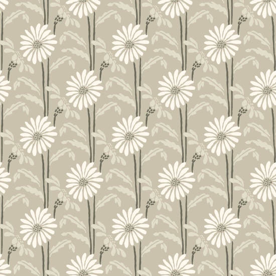 Waldblüte Blumentapete mit Knochen