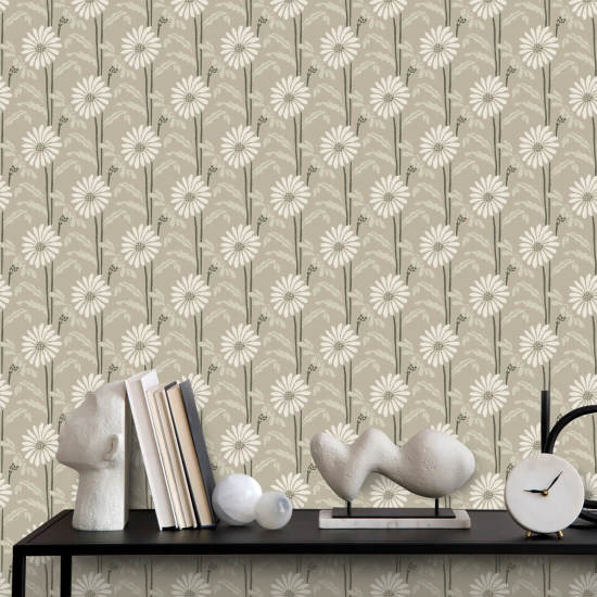 Woodland Bloom Bone Floral Bakgrunn