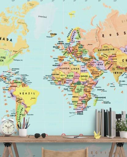 Fondo de pantalla del mapa mundial de países Fondo de pantalla del mapa mundial de países