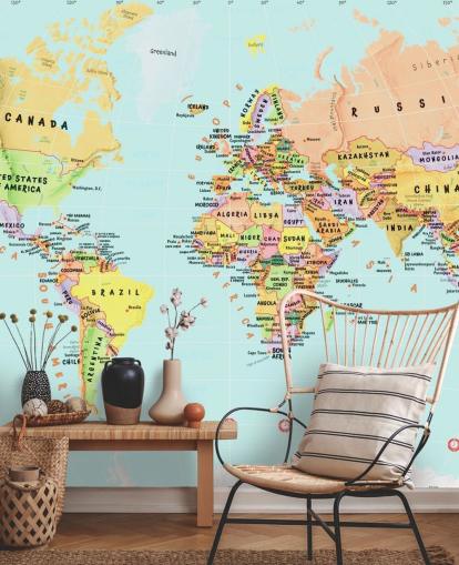 World Map of Countries Wallpaper World Map of Countries Wallpaper