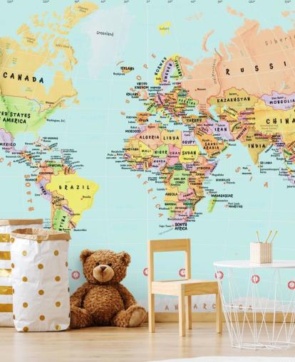 Fondo de pantalla del mapa mundial de países