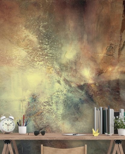 naturlig abstrakt veggmaleri kalt Where Earth Holds the Light av Annette Schmucker for soverom, stuer og mer naturlig abstrakt veggmaleri kalt Where Earth Holds the Light av Annette Schmucker for soverom, stuer og mer