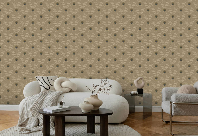 Spring Bloom Sepia Tone Wallpaper