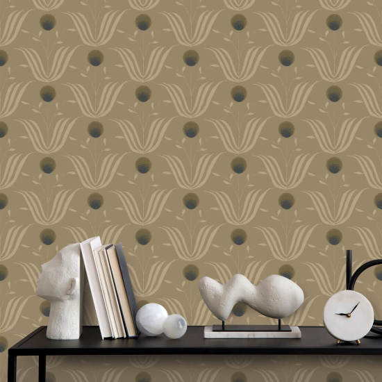 Spring Bloom Sepia Tone Wallpaper