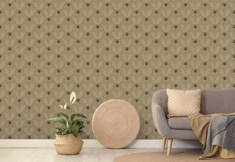 Spring Bloom Sepia Tone Wallpaper