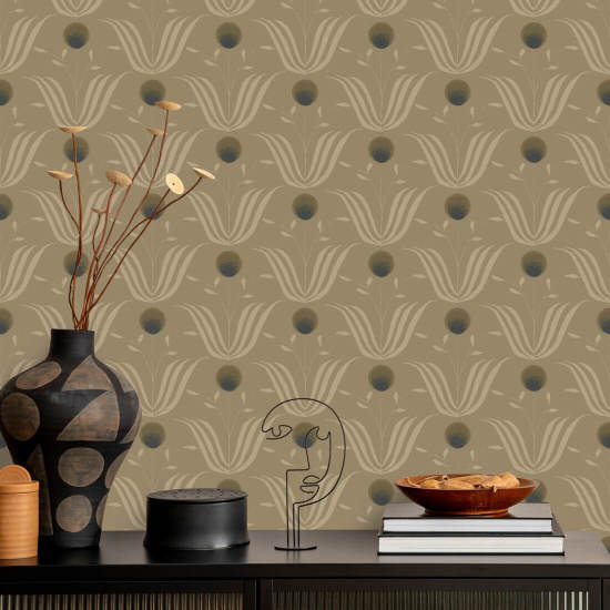 Spring Bloom Sepia Tone Wallpaper