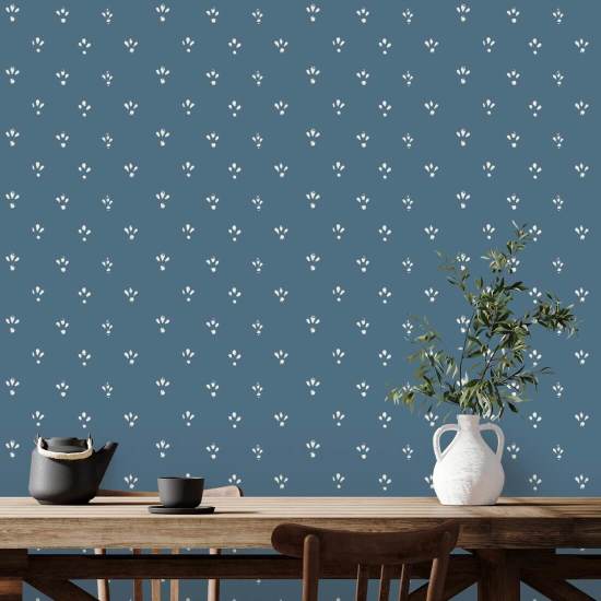 Fleur Blue Salt Bakgrund