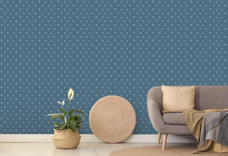 Fleur Blue Salt Bakgrund