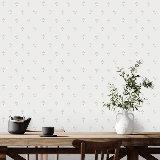 Fleur Dusty Peach Hintergrundbild