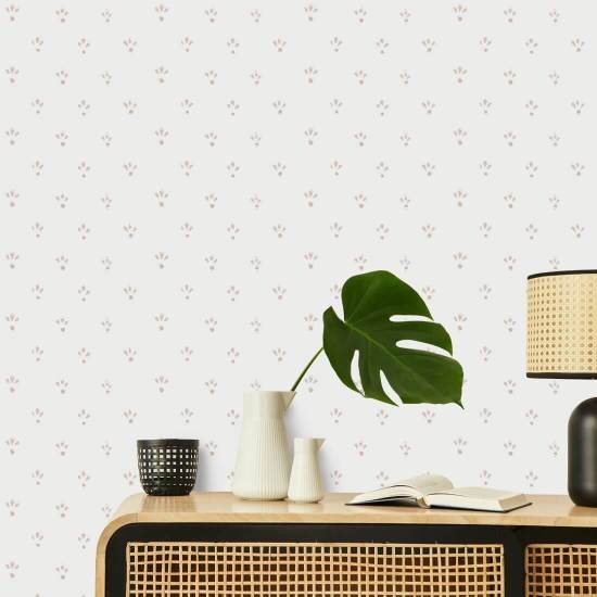 Fleur Dusty Peach Wallpaper