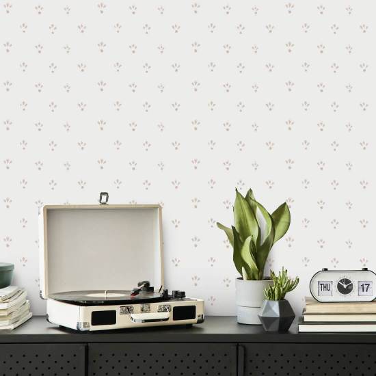 Fleur Dusty Peach Wallpaper