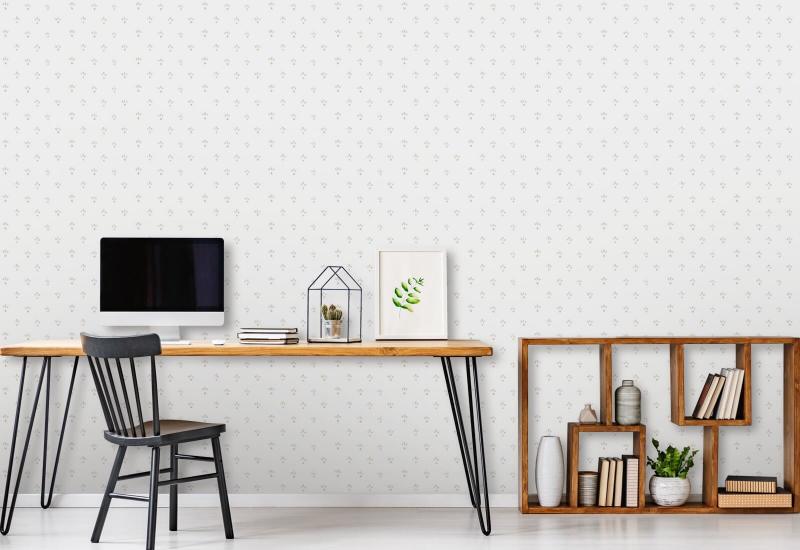 flor Papel de parede Dusty Peach