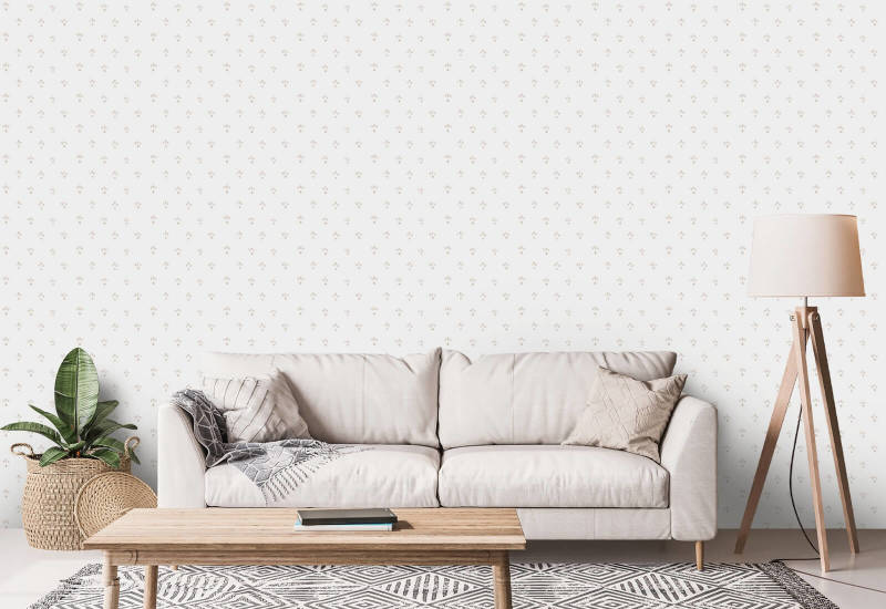 Fleur Dusty Peach Wallpaper