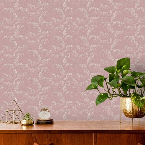 Skyer Blush Bakgrunn