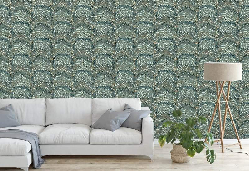 Jandaya Blue Stone behang
