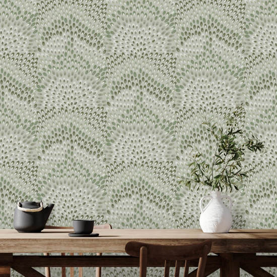Jandaya Dusty Mint Wallpaper