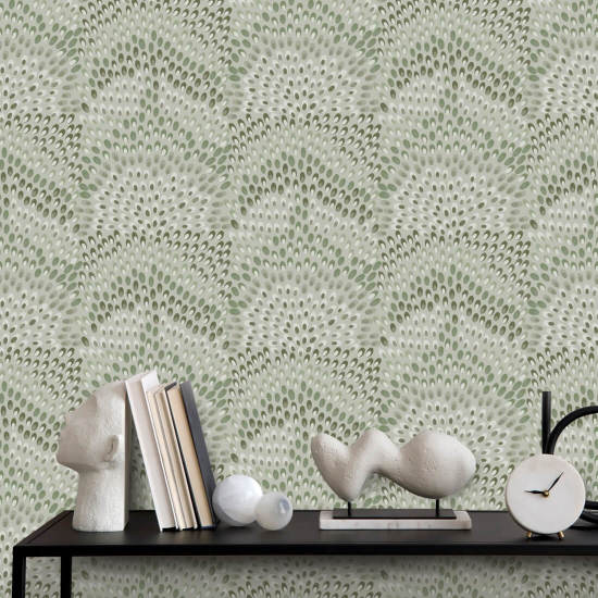 Jandaya Dusty Mint Wallpaper