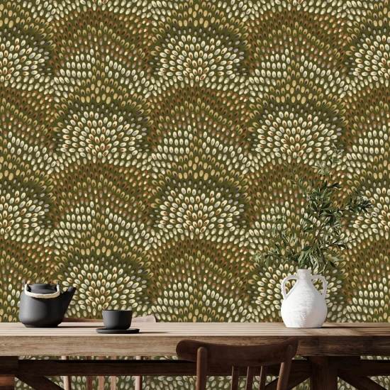 Jandaya Oliven tapet