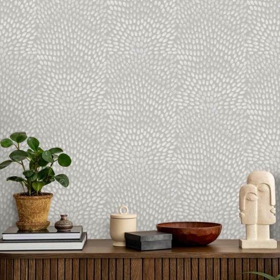 Jandaya Pearl Gray Wallpaper