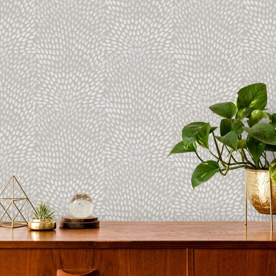 Jandaya Pearl Gray Wallpaper