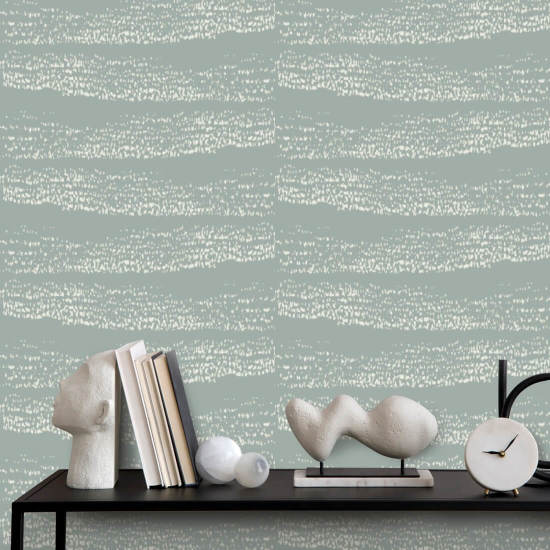 Réflexions Papier peint Ash Blue
