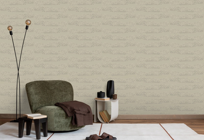 Reflections Sage Taupe Wallpaper