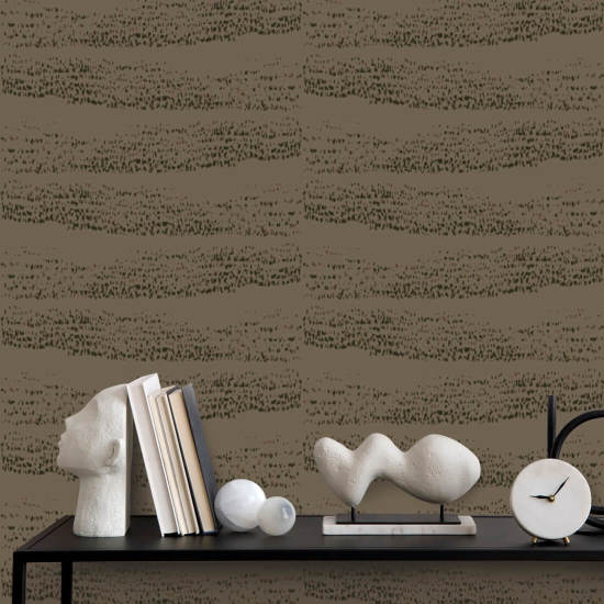 Reflections Walnut Wallpaper