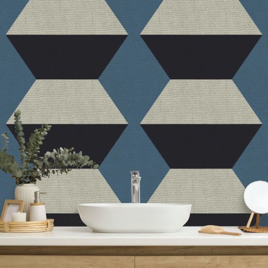 Infinity Blocks Blue Horizon-achtergrond