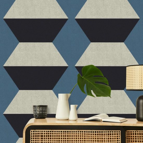 Infinity Blocks Blue Horizon Wallpaper