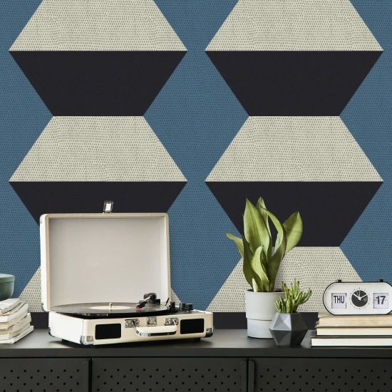 Infinity Blocks Blue Horizon Wallpaper