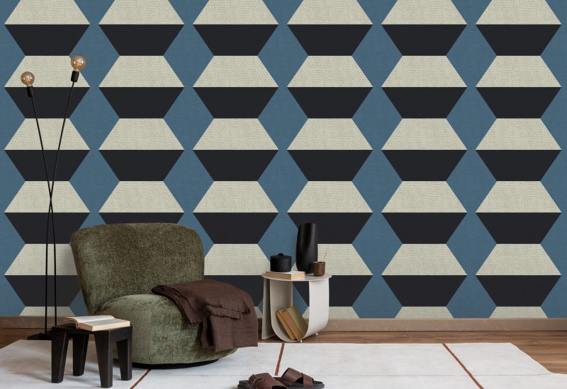 Blocs Infinity Papier peint Blue Horizon