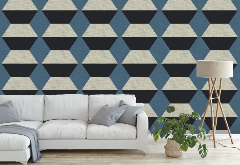 Infinity Blocks Blue Horizon Wallpaper