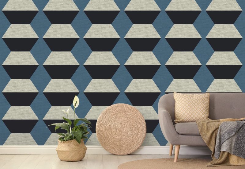 Blocs Infinity Papier peint Blue Horizon