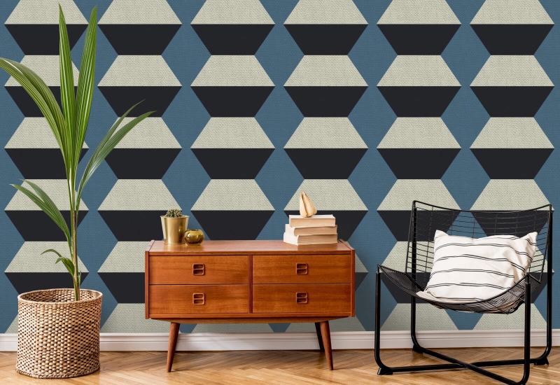 Infinity Blocks Blue Horizon-achtergrond