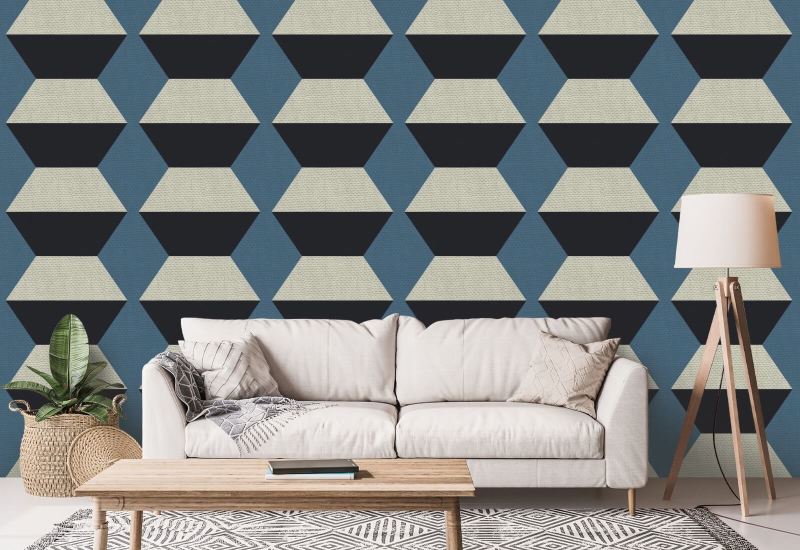 Infinity Blocks Blue Horizon Wallpaper