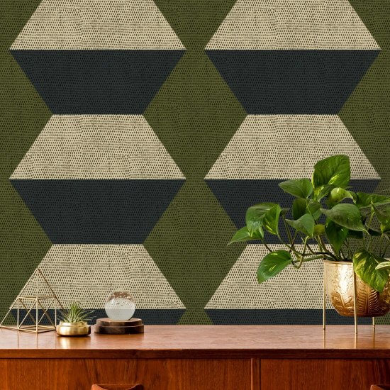 Bloques infinitos Fondo de pantalla Olive Taupe