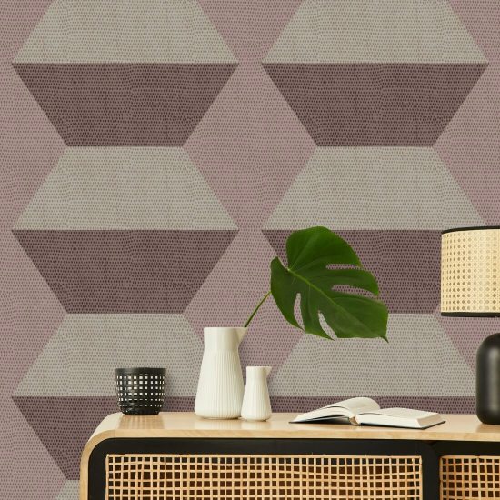 Blocs Infinity Papier peint Pale Strawberry