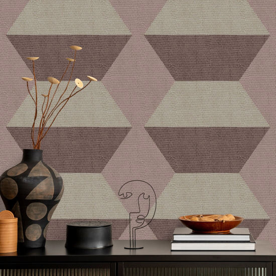 Bloques infinitos Fondo de pantalla de fresa pálida