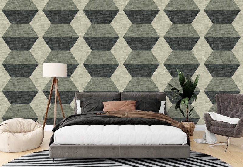 Uendelighetsblokker Sage Green Bakgrunn