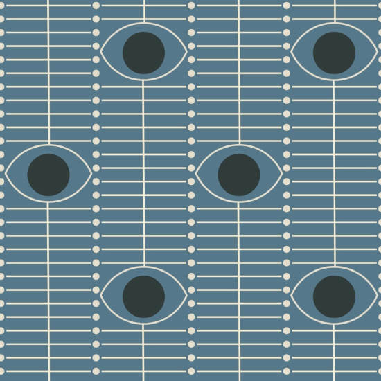 Osidan Blaue Schatten-Tapete