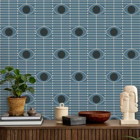 Osidan Papier peint Blue Shadow