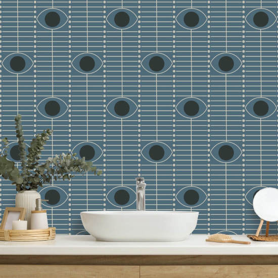 Osidan Papel de parede Blue Shadow