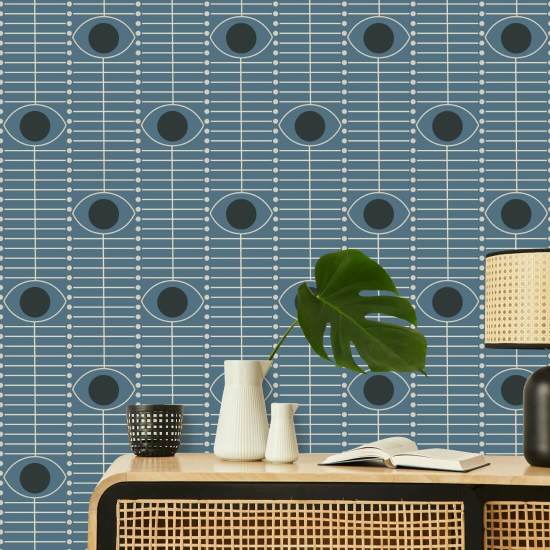 Osidan Papier peint Blue Shadow