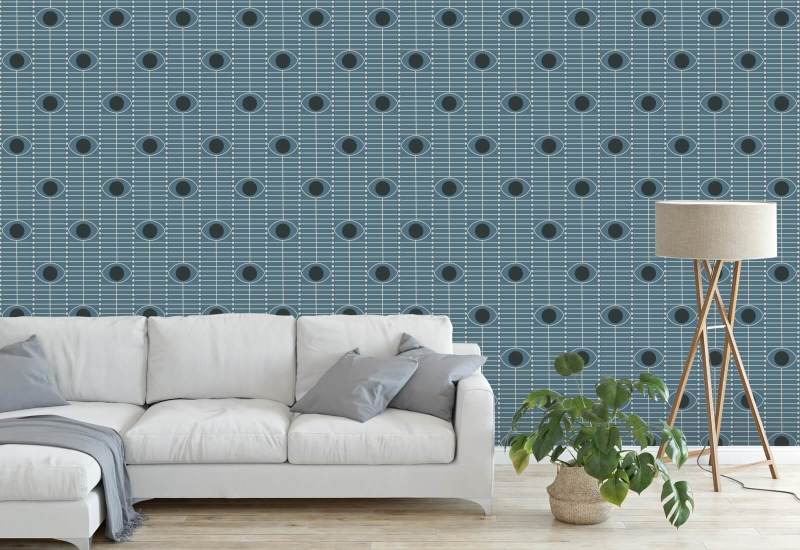 Osidan Papier peint Blue Shadow