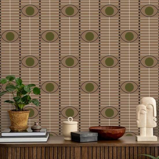 Osidan Earth and Olive Wallpaper