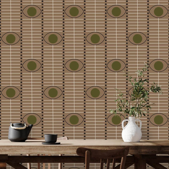 Osidan Jord och oliv tapet