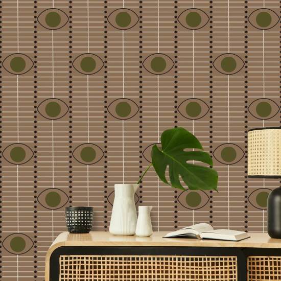 Osidan Papier peint Earth and Olive