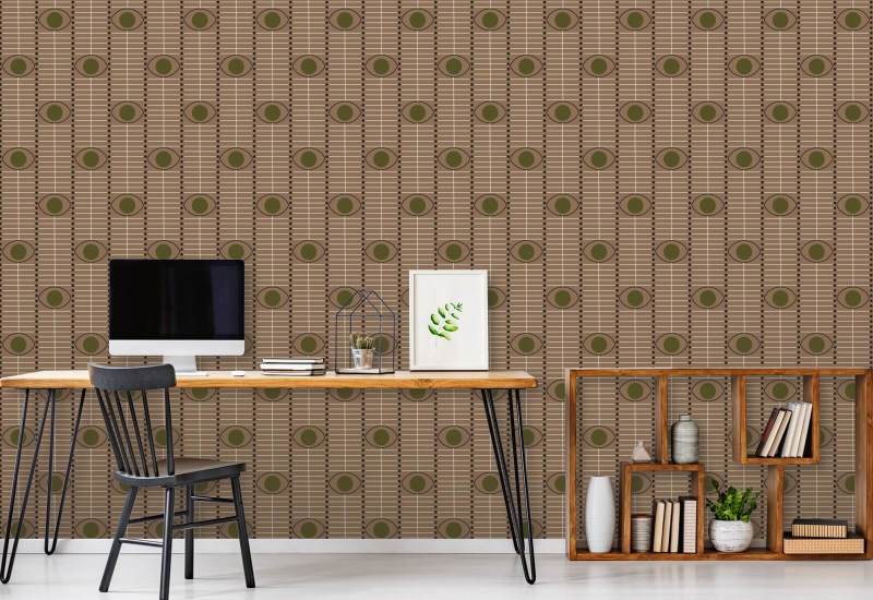 Osidan Papier peint Earth and Olive