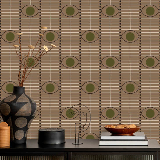 Osidan Papier peint Earth and Olive