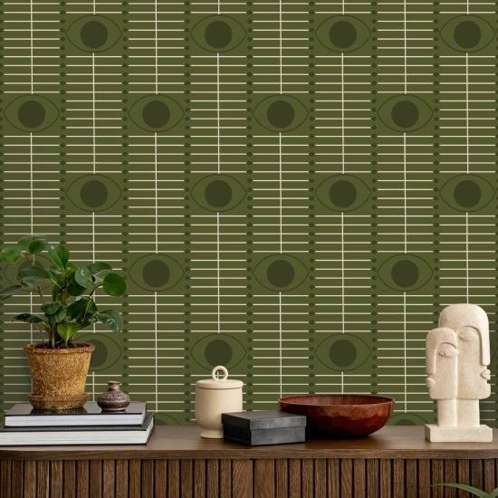 Osidan Carta da parati Olive Oasis